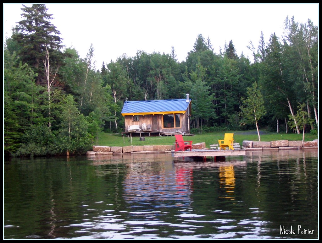 Small cottage by the Pokemouche river Those chairs are wel… Flickr