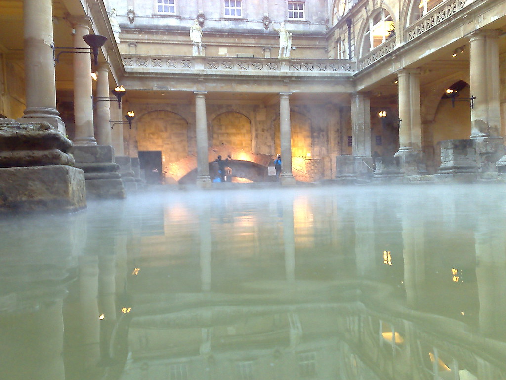 Bath, the Roman Baths The great bath Mark Hillary Flickr