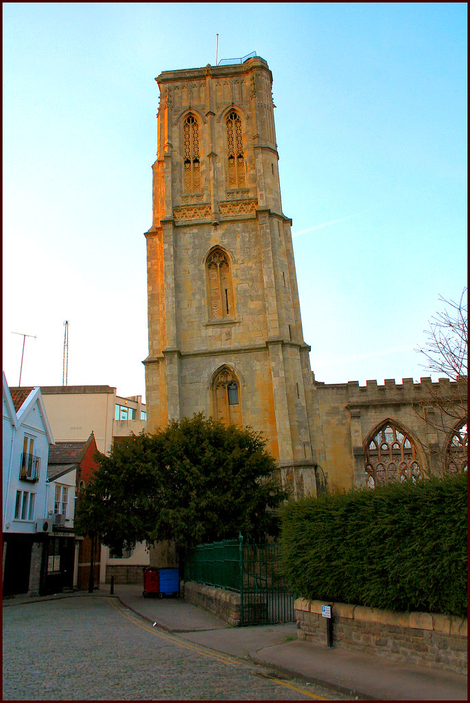 Temple Church Bristol. Bristol's very own leaning tower. … Flickr