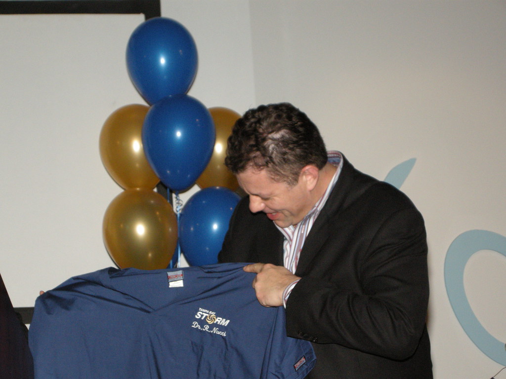 Dr Nucci showing his New Uniform! Storm Scrubs James Albright Flickr