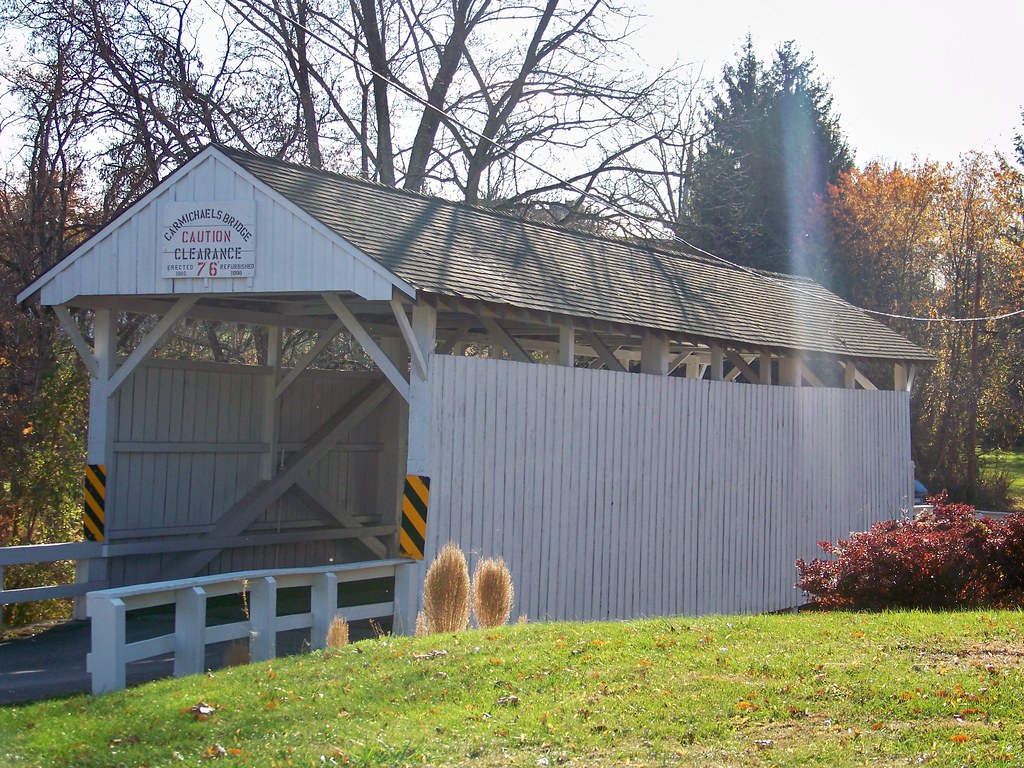 Carmichaels Covered Bridge Carmichaels Bridge in Carmichae… Flickr