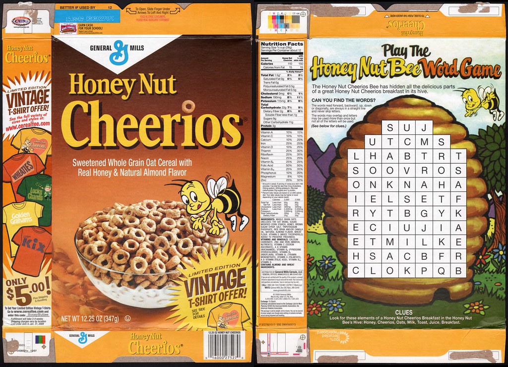 General Mills Honey Nut Cheerios Target Retro Box 20… Flickr