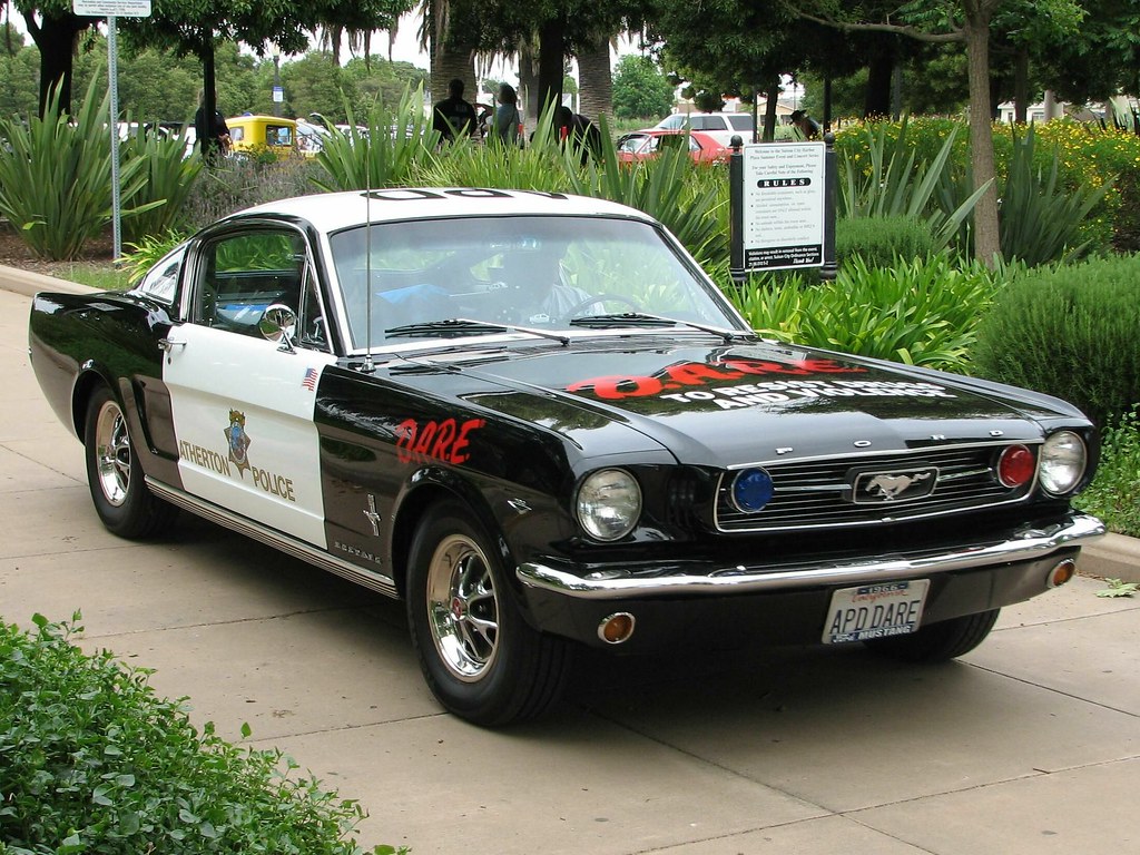 1966 Foed Mustang Fadtback (Atherton Police D.A.R.E. Car) 'APD DARE' 1 a photo on Flickriver