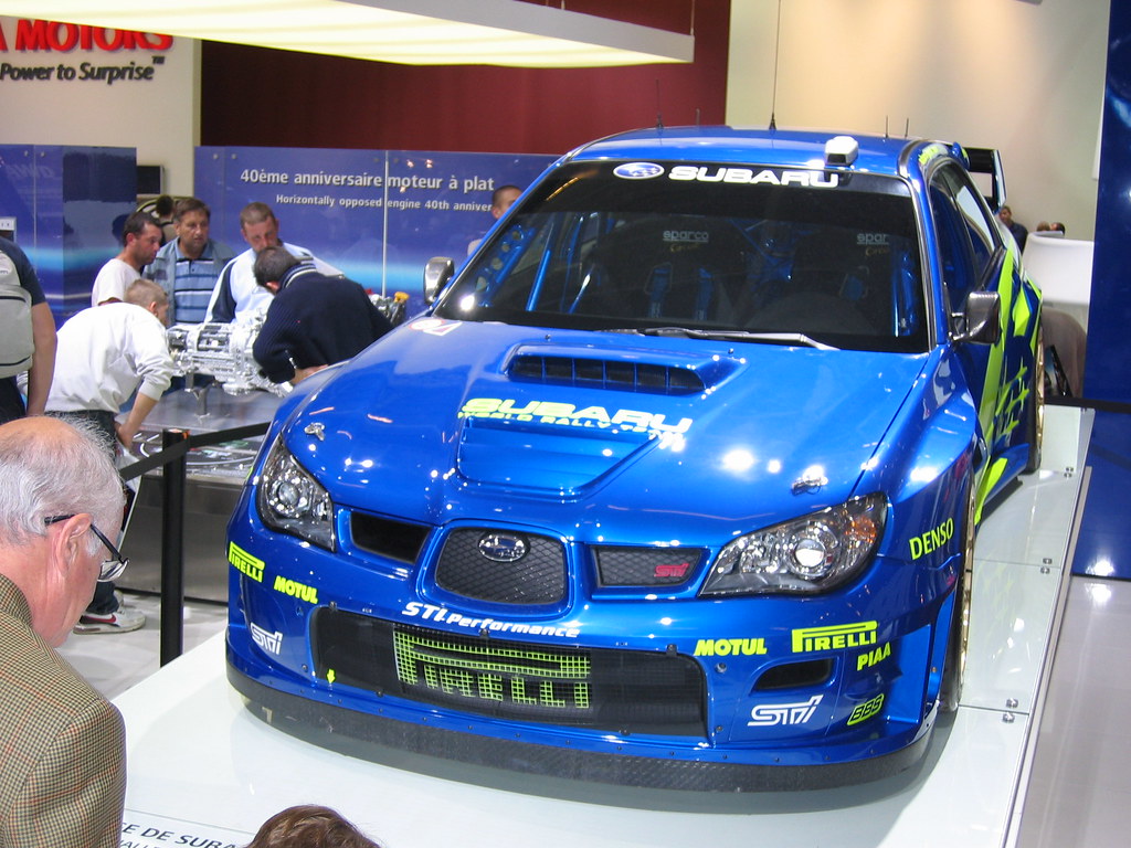 Subaru WRX STI rally car Subaru WRX STI rally car at the 2… Flickr