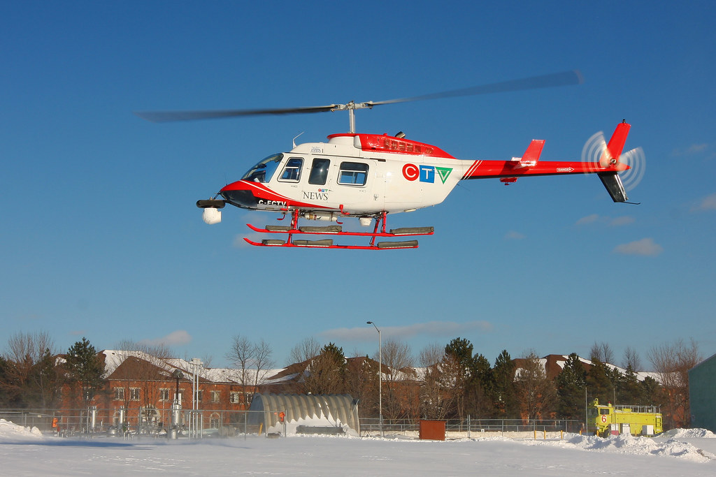 CTV News Helicopter Markham, Ontario, Canada Toronto Butto… Flickr