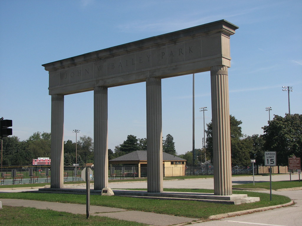 Battle Creek, Michigan John W. Bailey Park Entrance Flickr