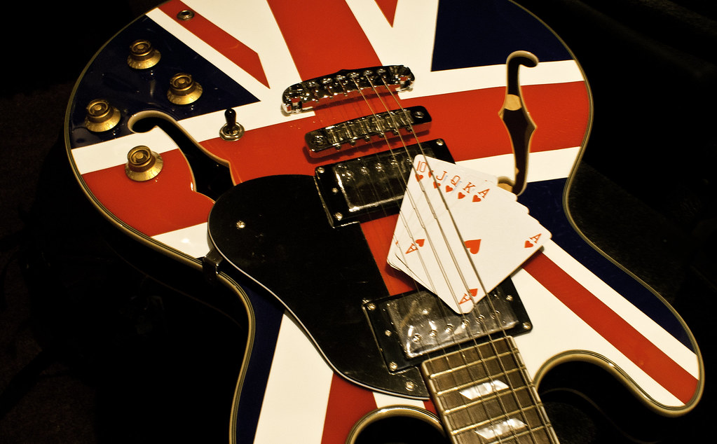 Union Jack guitar Many thanks to Paul at "The Guitar Deli"… Flickr