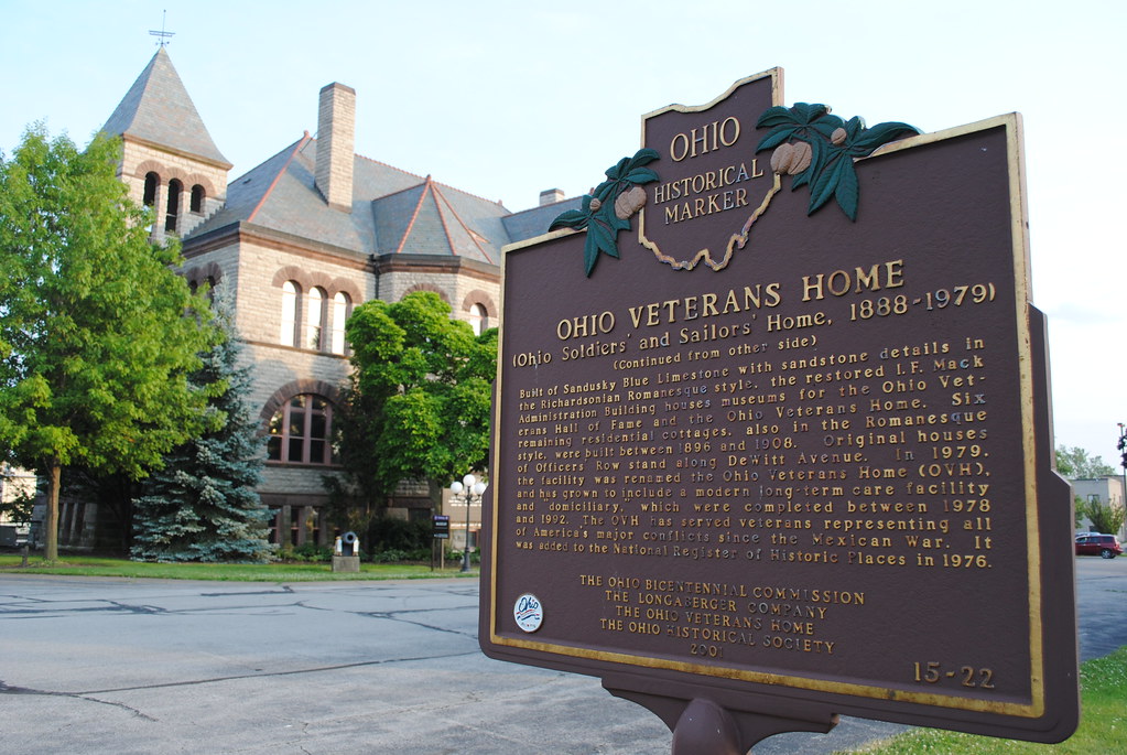 Ohio Veterans Home Marker Ohio Historical Marker Flickr