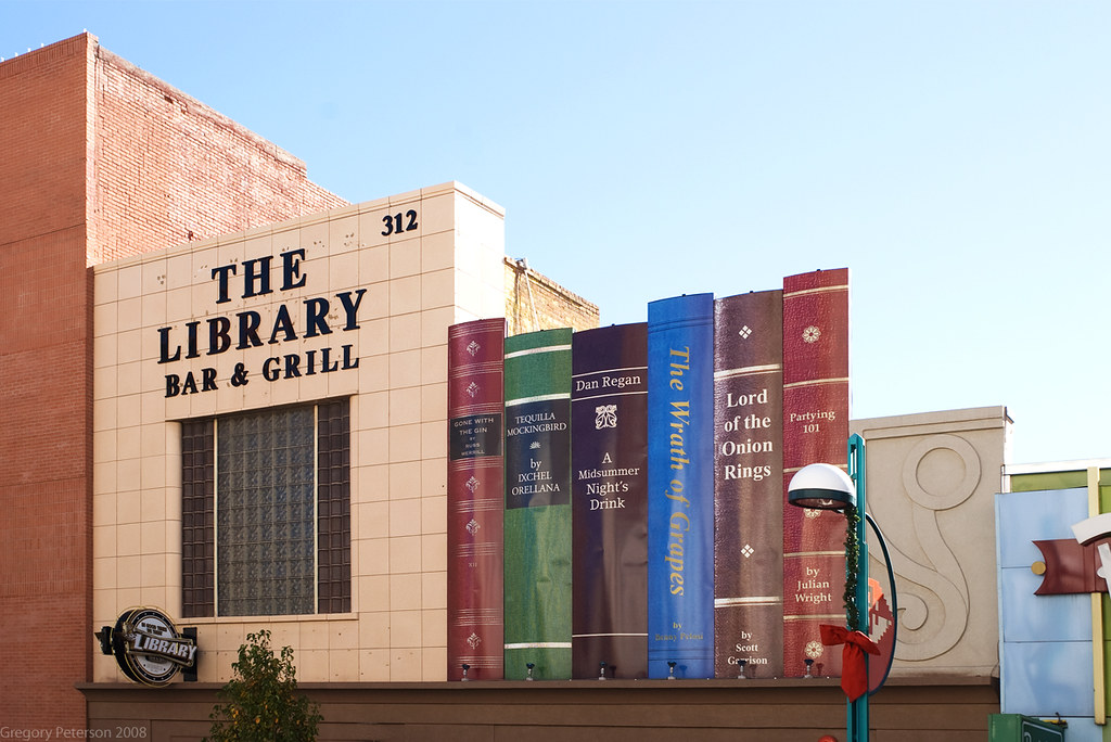 The Library Bar & Grill, Downtown Albuquerque Greg Flickr