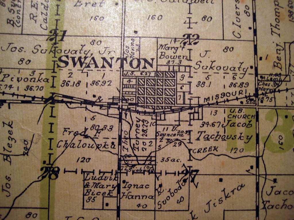 Map of Swan Creek Township CloseUp www.swantonnebraska.c… Flickr