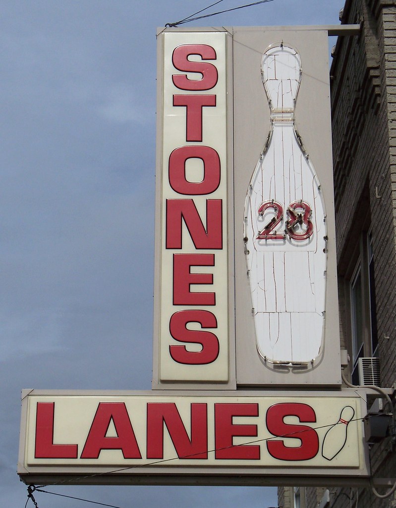 OH Cincinnati Stones Lanes Neon sign for Stones Lanes in… Flickr