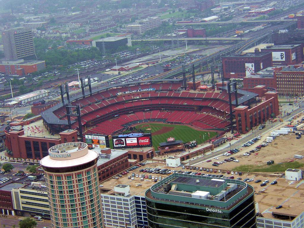 Busch Stadium 1 From the arch in St. Louis, Missouri, USA Curtis Ferrell Flickr