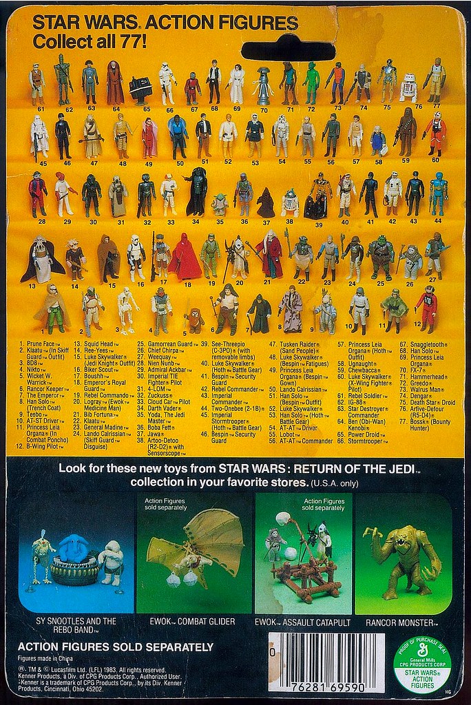 Star Wars Figures Kenner Star Wars Figures 1983 77 Piece P… Flickr