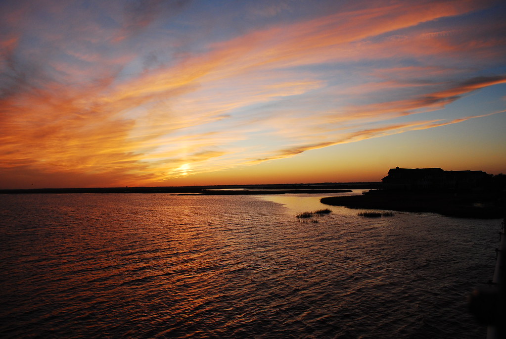 Stone Harbor Sunset 96th Street bridge Stone Harbor NJ Oct… Alberto