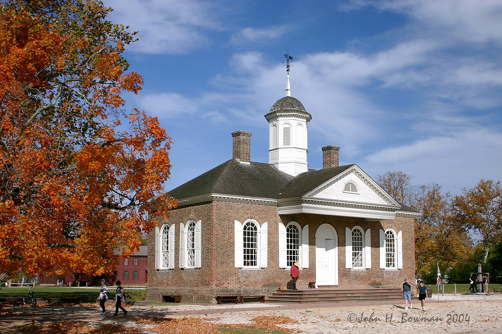 Courthouse Williamsburg View Large on Black The old cour… Flickr