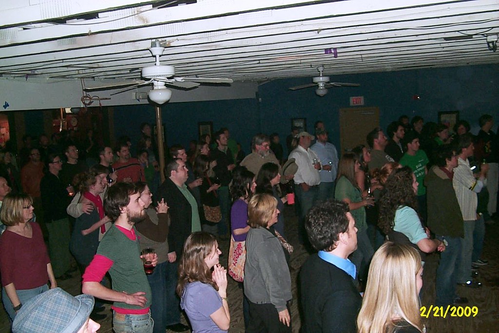 Grey Eagle Tavern & Music crowd The Belleville Outfit play… Flickr