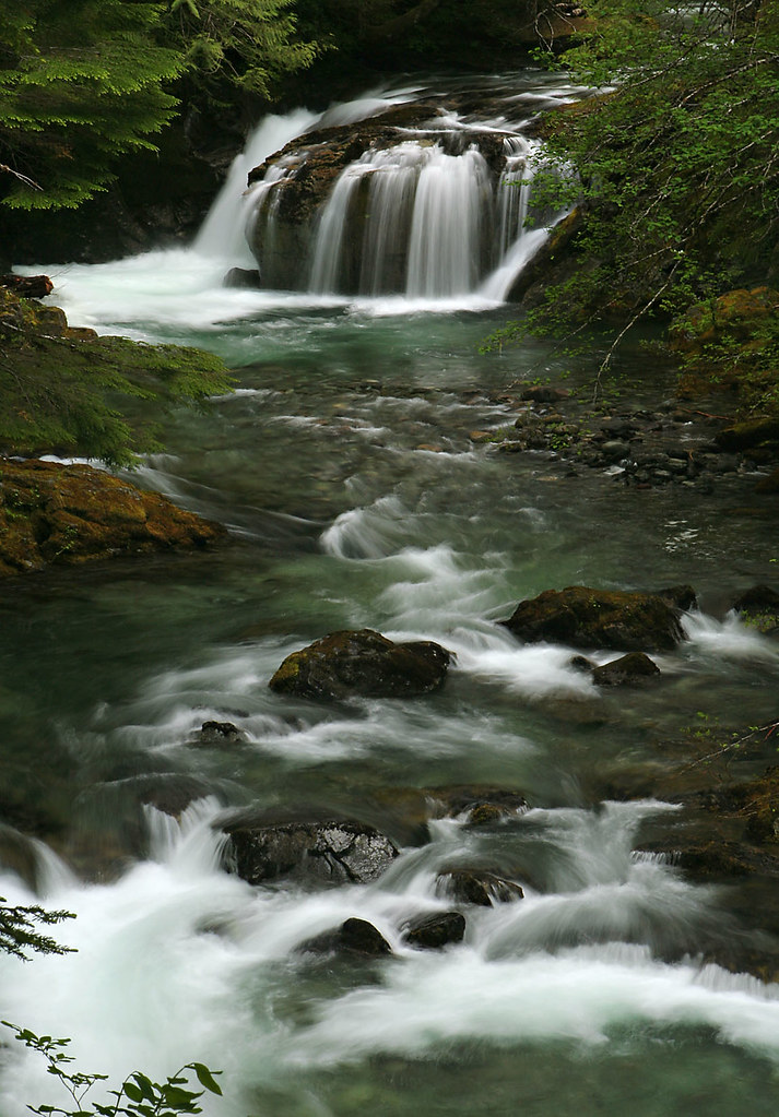 Opal Creek waterfall On Black Opal Creek waterfall. Most o… Flickr