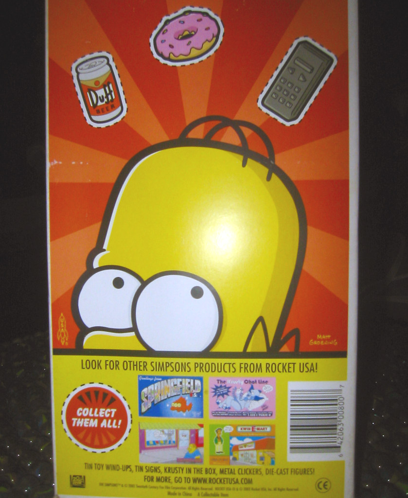 20030926 Simpsons Homer Simpson Tin Action Toy box… Flickr