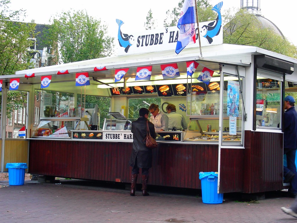 Stubbe Harring I love the Herring stands in Amsterdam , Ha… Flickr