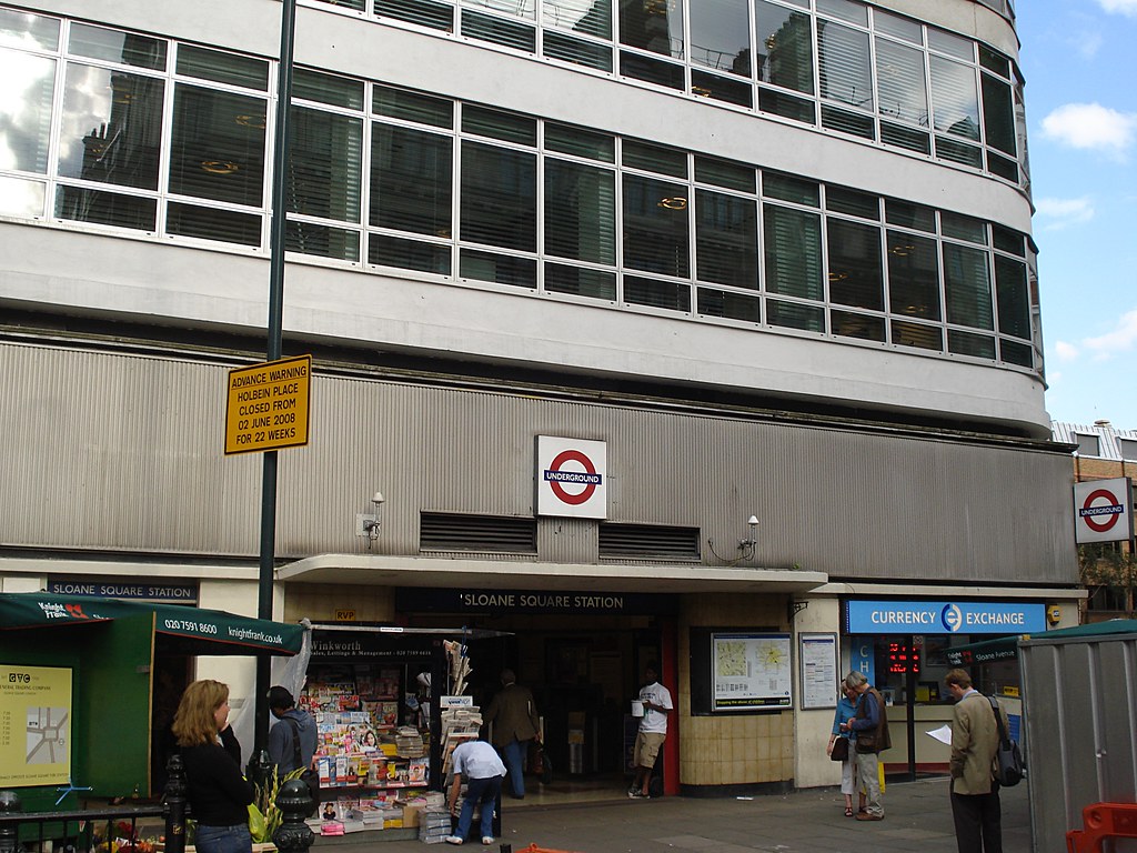 Sloane Square Station Zone 1 Tube station on the Circle an… Flickr