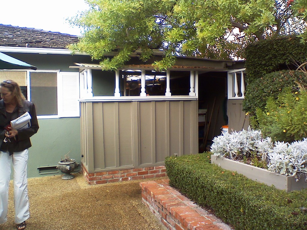 Side Yard Storage Entrance Door and MultiLevel Topiary Flickr