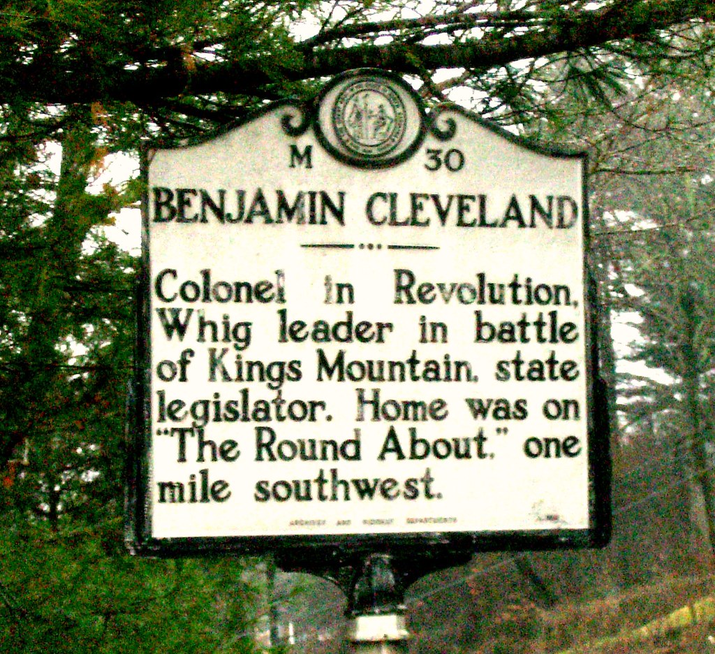 Historical Marker, Benjamin Cleveland, Ronda NC Benjamin C… Flickr