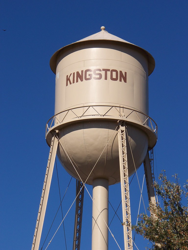 OH Kingston Water Tower Water tower in Kingston, Ohio. Flickr
