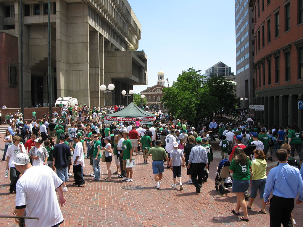 City Hall Plaza 2 City Hall Plaza after the Celtics Parade… Spiro