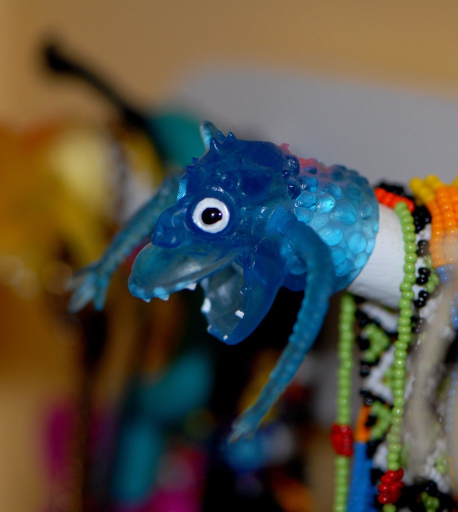 An eviscerated dead animal head mounted on the wall Flickr