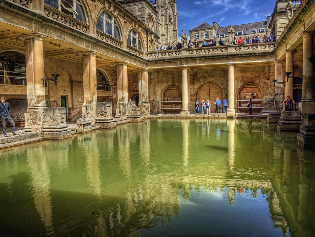Another view of the Great Bath in Bath, UK This is an imag… Flickr