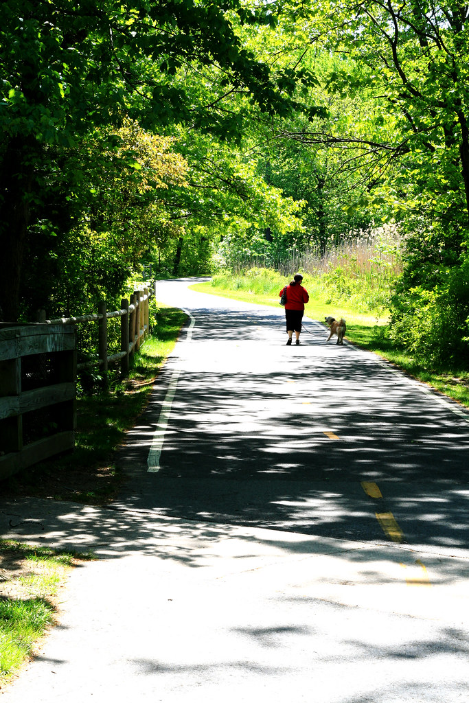 Walk in the park Bike Path in Slater Park, Pawtucket, RI. … Adam
