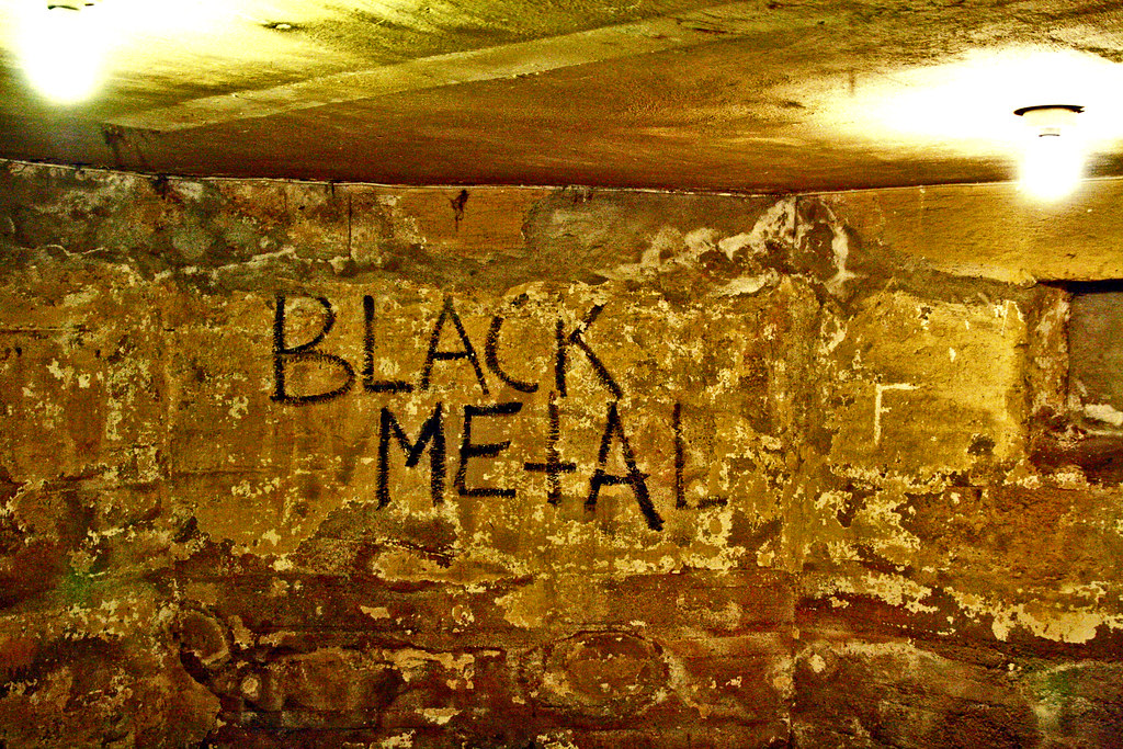 Black Metal This is the famous graffiti made by Euronymous… Flickr