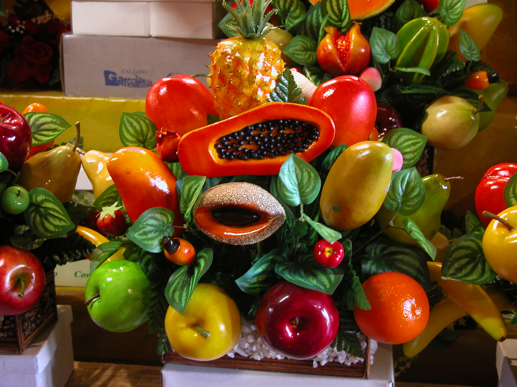 Xxx Artificial fruit for sale at the central market in Gua… Flickr