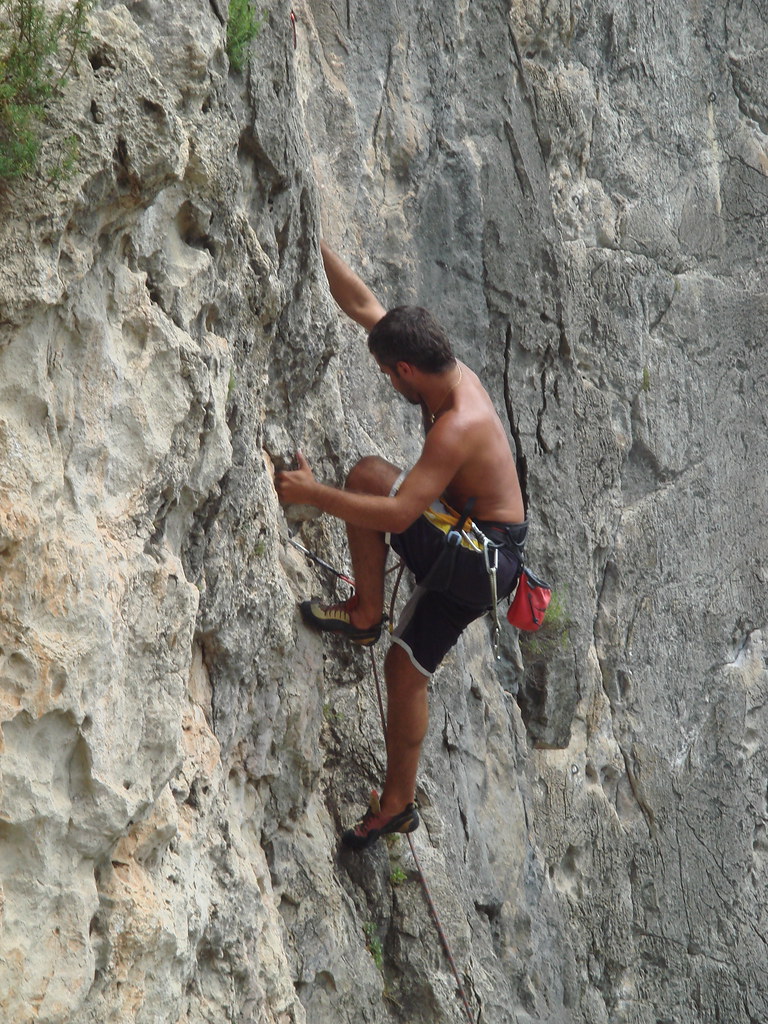 Rock climbing in France, 2008 Andreas Bjärlestam Flickr