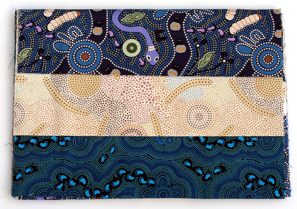Aboriginal print fabric A friend recently traveled to Aust… Flickr