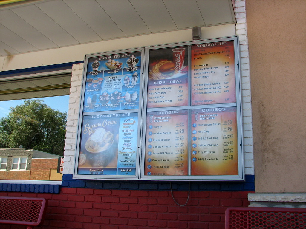 Dairy Queen Menu Sheridan, Wyoming glazaro Flickr