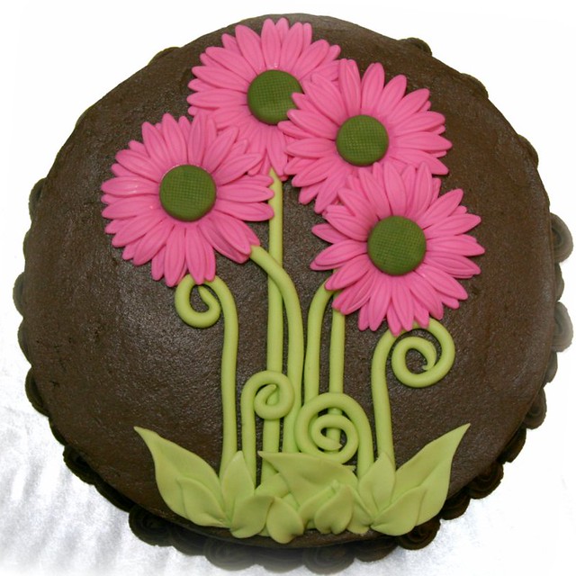 Chocolate Daisy Cake Six layers of devil's food cake with … Flickr