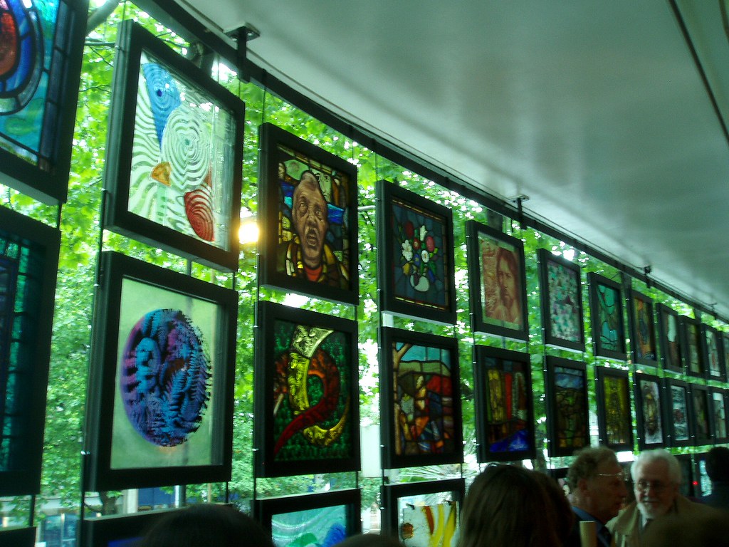 40cm2 Stained Glass Exhibition The 40cm2 exhibition held b… Flickr
