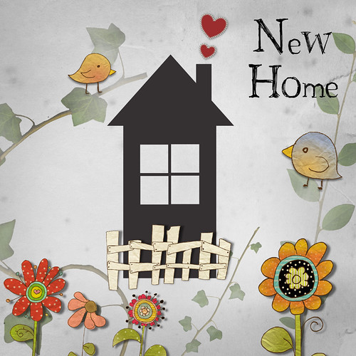 Greeting Card New Home New Home Greeting card designed u… Flickr
