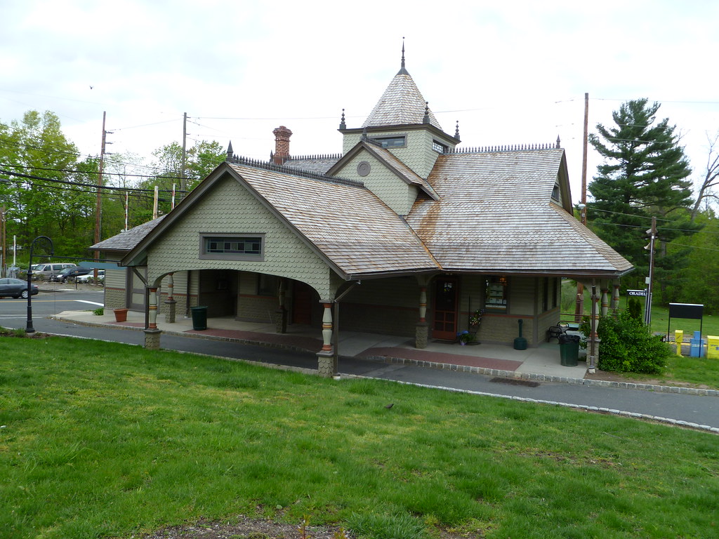 Erie (NJNY RR) Oradell Station Queen Anne station, 1891. Flickr