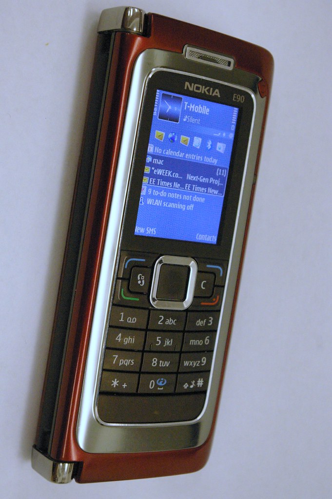 Nokia E90 My mobile data workhorse in the rare red case Ged Carroll Flickr