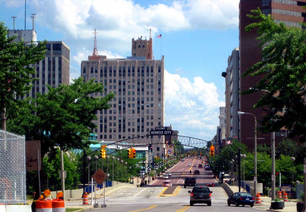 Flint Vehicle City A picture of downtown Flint I took thr… Flickr