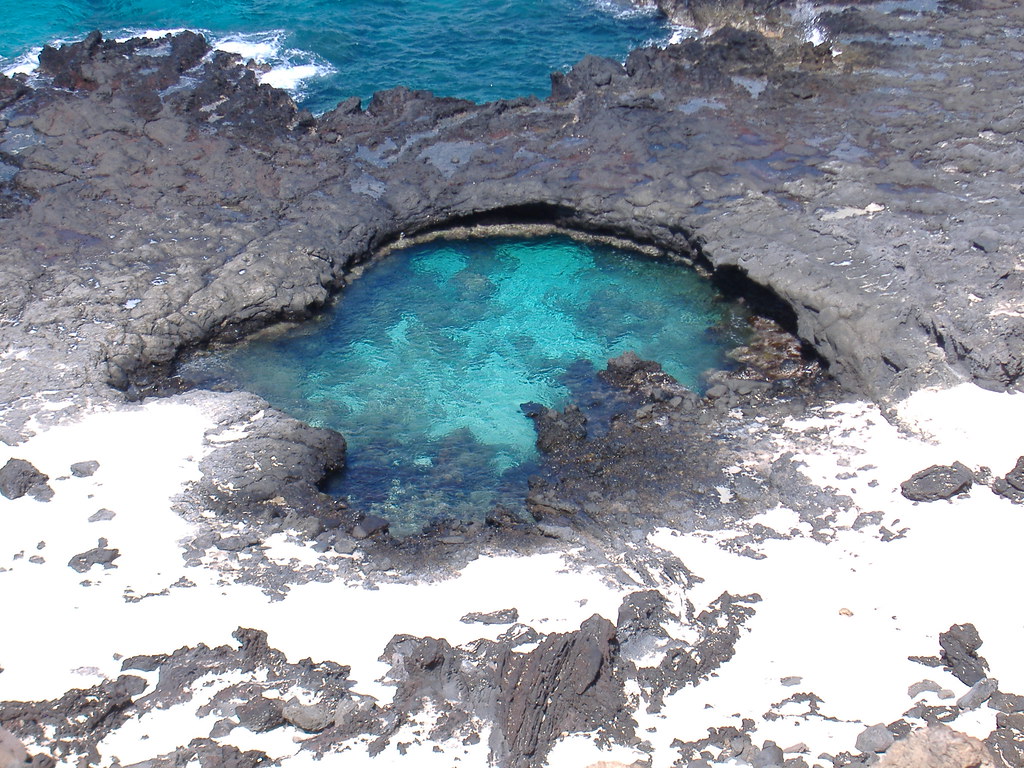 Sea Pool Ascension Island, lava rock pool quirkycontinuum Flickr