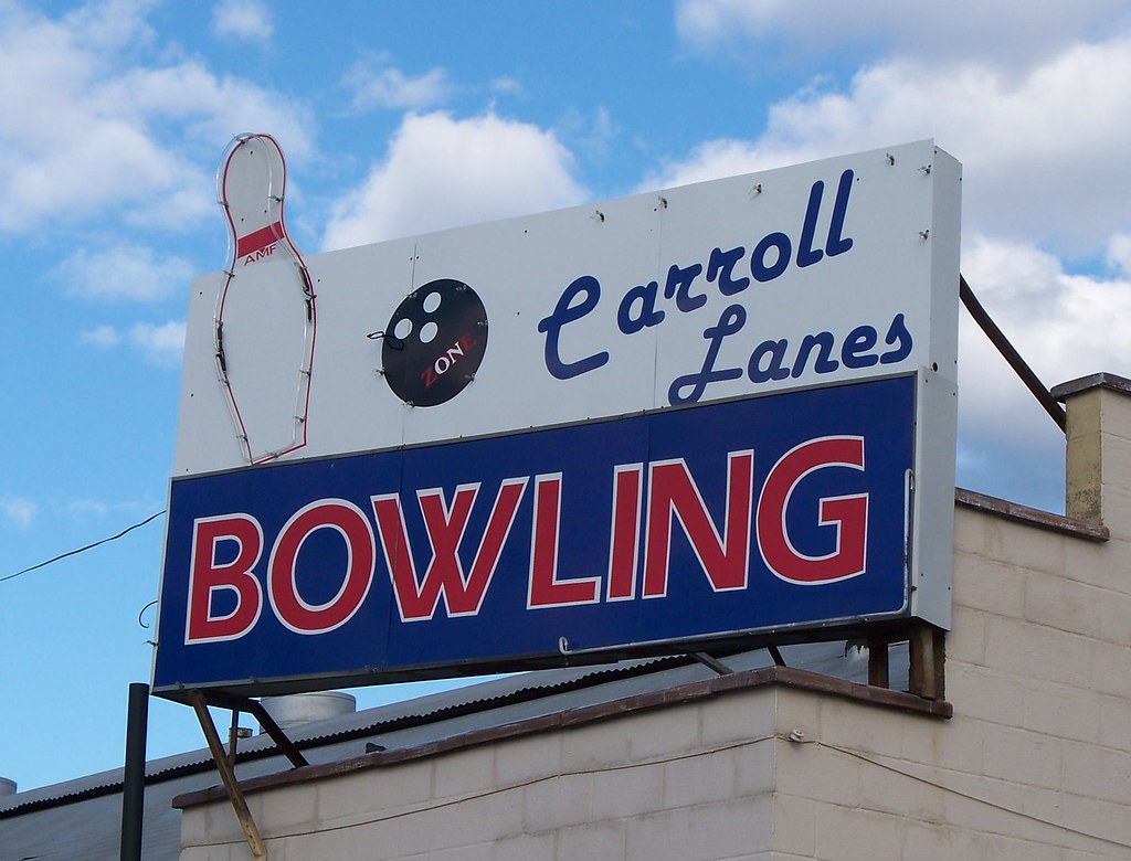 OH Carrollton Carroll Lanes Sign for Carroll Lanes Bowli… Flickr