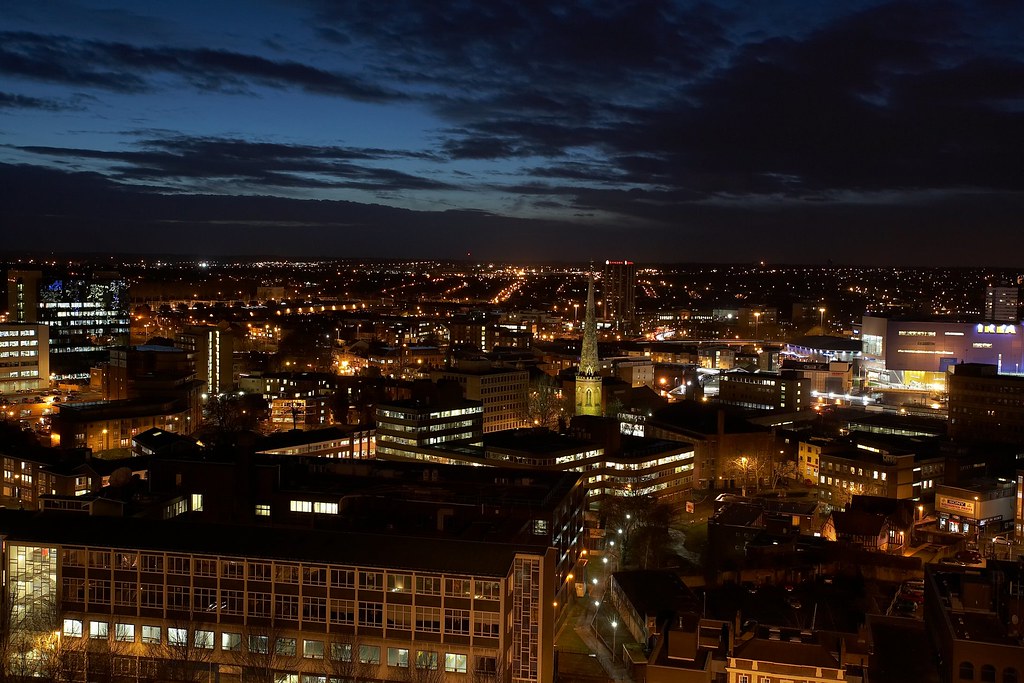 Coventry at night Coventry City Council Flickr