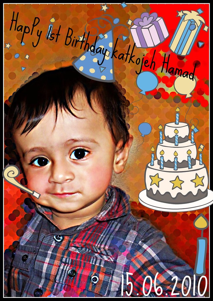 my baby boy is turning 1 year old ,) i