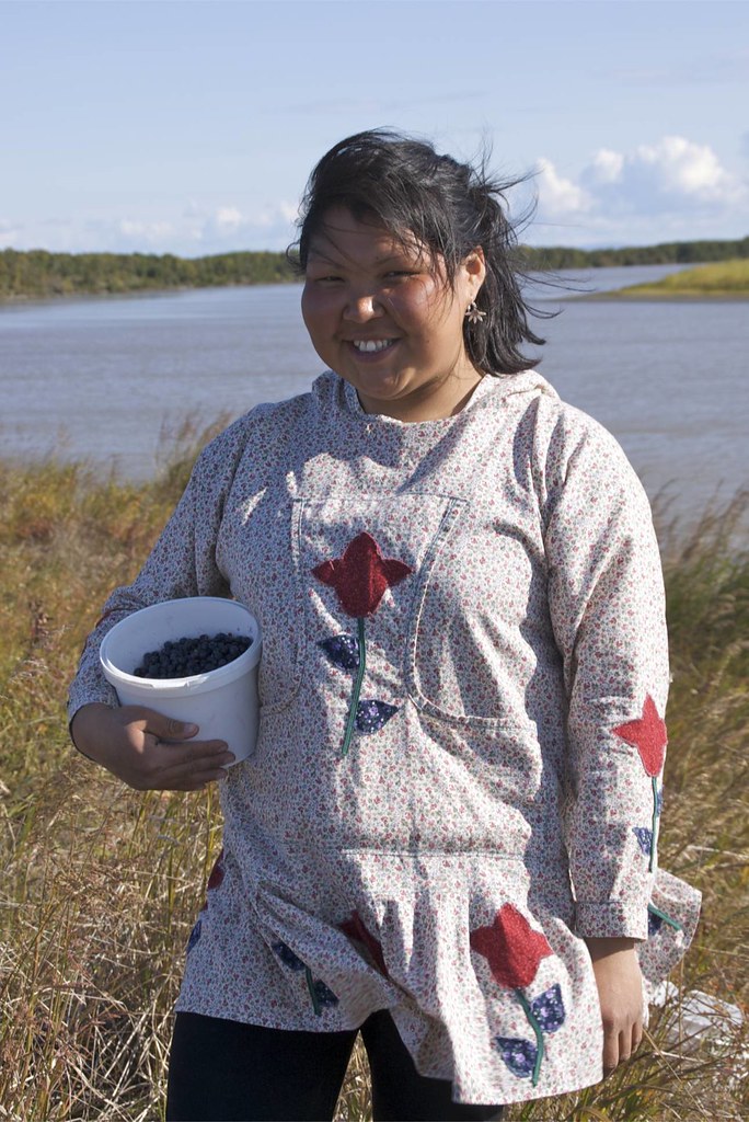 Maxine Agayar, Alakanuk, Yup'ik blueberry picker Maxine Ag… Flickr