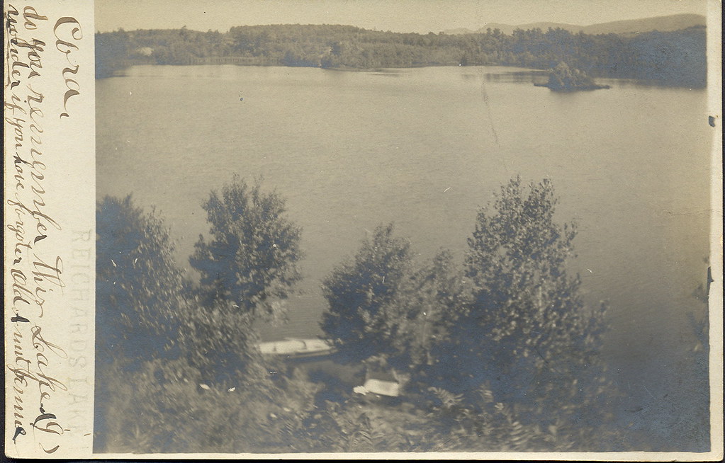 Sand Lake, NY RPPC Reichards Lake high view B4 development… Flickr