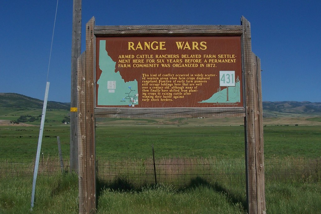 Idaho Range Wars Historical Sign Franklin County, Idaho, a… Flickr