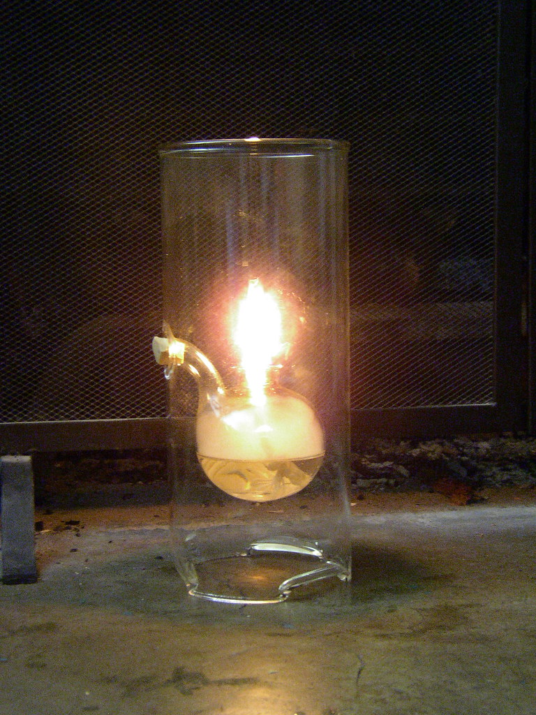 Odd Oil Lamp An odd oil lamp I got from Goodwill. Made a w… Flickr